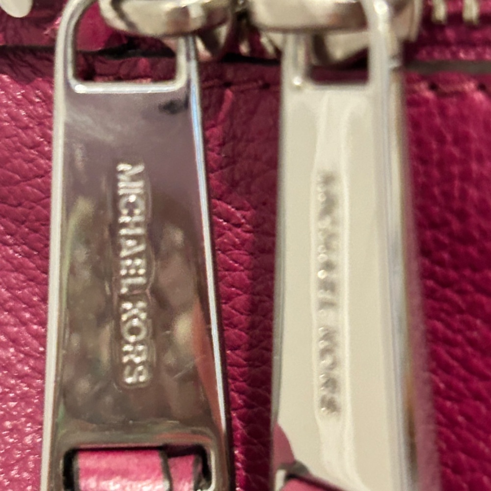 Michael Kors Raspberry Colored Backpack - image 8